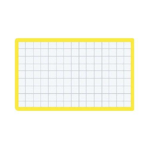 コクヨ マグネット見出し　カード寸法４３×７４ｍｍ黄