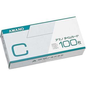 アマノ 標準タイムカードＣ　１００枚入×３箱｜kaumall