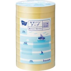 カウネット セロハンテープ　幅１５ｍｍ×長さ３５ｍ　５０巻