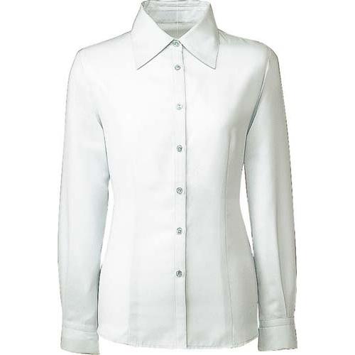 申込期間26年04月20日13時まで_フォーク 長袖ブラウス　ＦＢ７５４８−１　ホワイト　２３号_取...