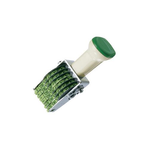 コクヨ 回転印　欧文数字４号６連明朝体