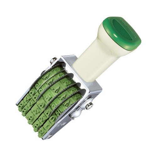 コクヨ 回転印　欧文日付４号明朝体