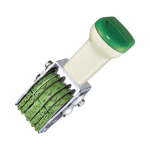 コクヨ 回転印　欧文日付５号明朝体