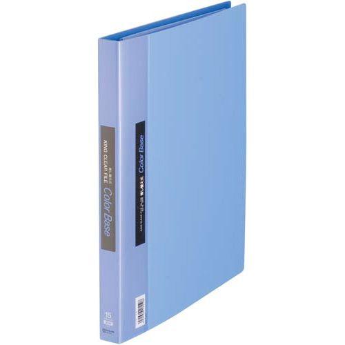 キングジム カラーベース差替式青Ａ４縦背幅２５ｍｍ３０穴