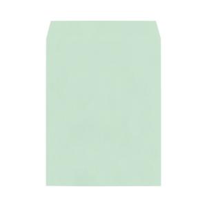 キングコーポレーション ソフトカラー封筒 角3 グリーン 100枚入