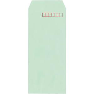 キングコーポレーション ソフトカラー封筒 長4 グリーン 100枚入