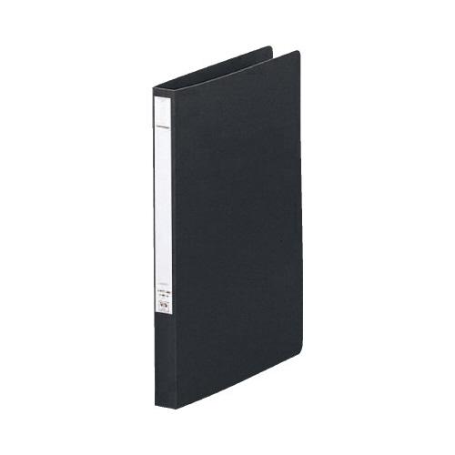 リヒトラブ パンチレスファイル厚とじ　黒Ａ４縦背幅２５ｍｍ