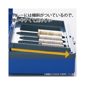 カール事務器 手提金庫 CB-8200 A6 ブルーの詳細画像3