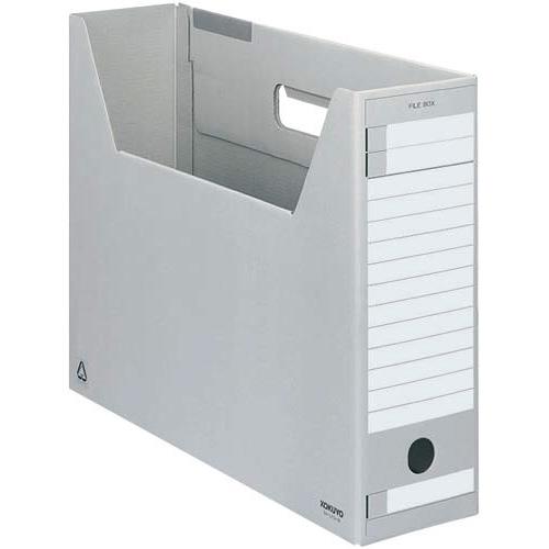 コクヨ ファイルボックス　Ｄタイプ　Ａ４横　灰　１０個