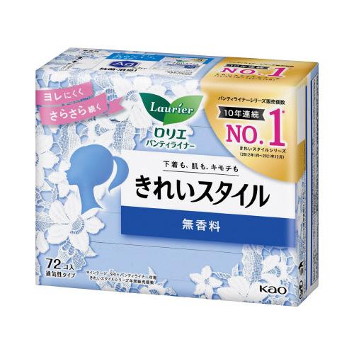 花王 ロリエ　きれいスタイル無香料　７２コ入