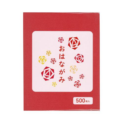 エヒメ紙工 お花紙　赤　５００枚