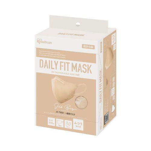 アイリスオーヤマ ＤＡＩＬＹ　ＦＩＴ　ＭＡＳＫ　立体　シルクベージュ