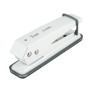 カール事務器 1穴パンチ 穴径3mm ホワイトの詳細画像1