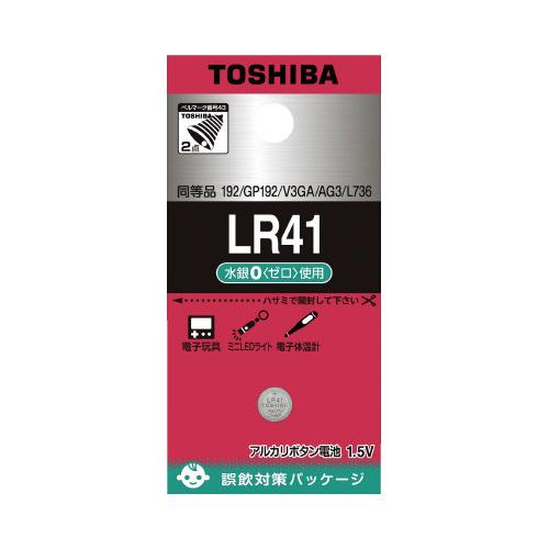 東芝ライフスタイル アルカリボタン電池　エコパッケージ（１個入）