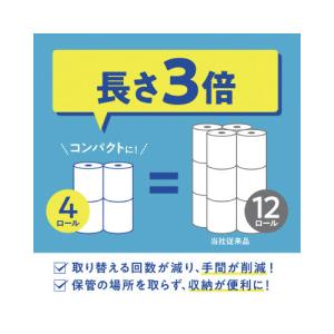 日本製紙クレシア スコッティ フラワー 3倍長...の詳細画像3
