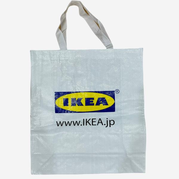 イケア IKEA バッグ エコバッグ 袋 2枚セット KLAMBY クラムビー(袋 白×2)