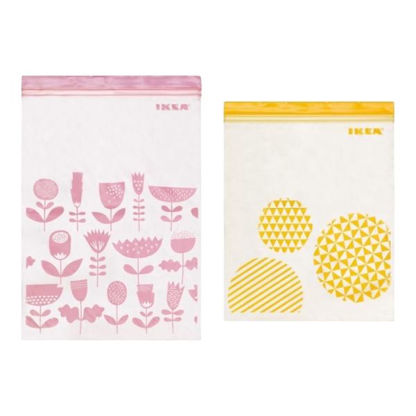 イケア IKEA ISTAD 袋 30枚入り プラスチック袋 フリーザーバッグ 透明袋 保存袋 小分...