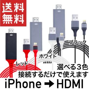 iPhone → HDMI アダプター TV接続 日本語簡易説明書付き iPhone 5/5s/6/6s/6plus/6splus/7/8/X/XR/XS/XS Max対応 iPad Air/iPad mini/iPad Pro対応