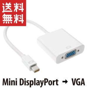 Mini DisplayPort (Thunderbolt) → VGA 変換アダプタ 変換器 アナログ