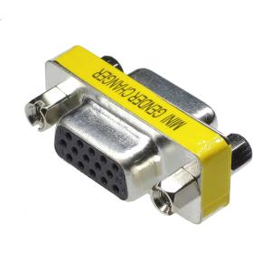 VGA延長アダプタ アナログ RGB 中継コネクタ D-Sub15ピン
