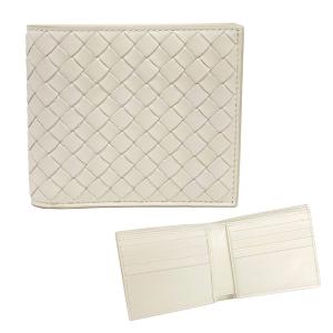 ボッテガヴェネタ 二つ折り財布 イントレチャート レザー BOTTEGA