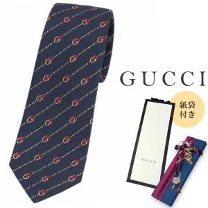 美品　世界最高峰　GUCCI グッチGG柄 インターロッキン　ネクタイ 美品 世界最高峰 GUCCI グッチGG柄 インターロッキン ネクタイ