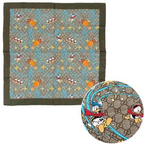 GG グッチ スカーフ ストール GUCCI DISNEY×GUCCI ドナルドダック 90