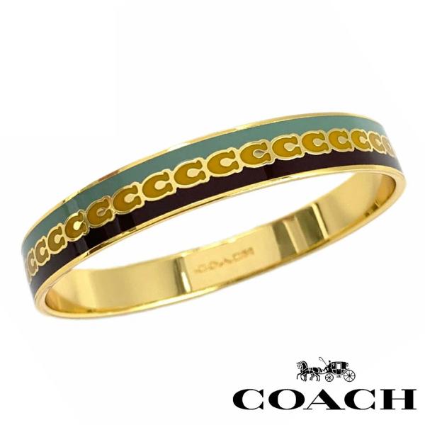 バングル コーチ COACH レディース ブレスレット シグネチャー C4919-TBJ ゴールド ...