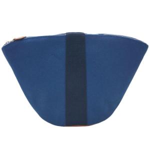 未使用 エルメス ポーチ HERMES H102544M02 パルミール MM INDIGO CORAIL 台形ポーチ 化粧ポーチ インディゴブルー ネイビー 紺