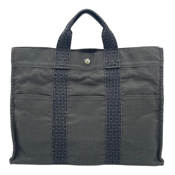 エルメス トートバッグ HERMES バッグ エールライン トート MM A4 キャンバス ファスナ...