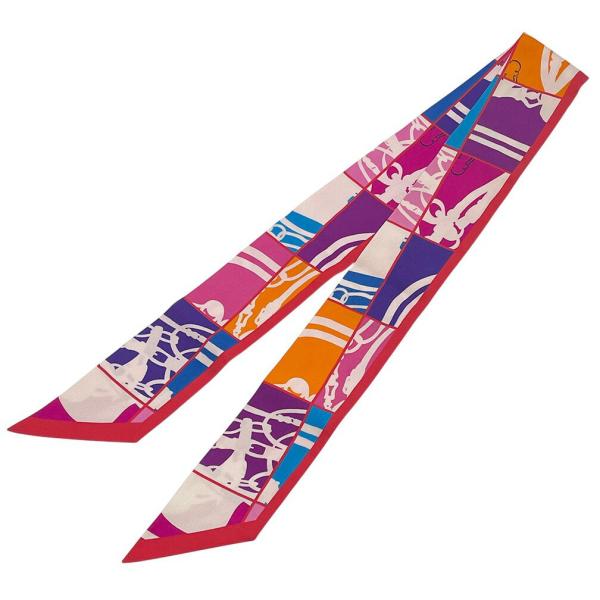 エルメス スカーフ HERMES ツイリー リボンスカーフ シルク BRIDES de GALA 式...