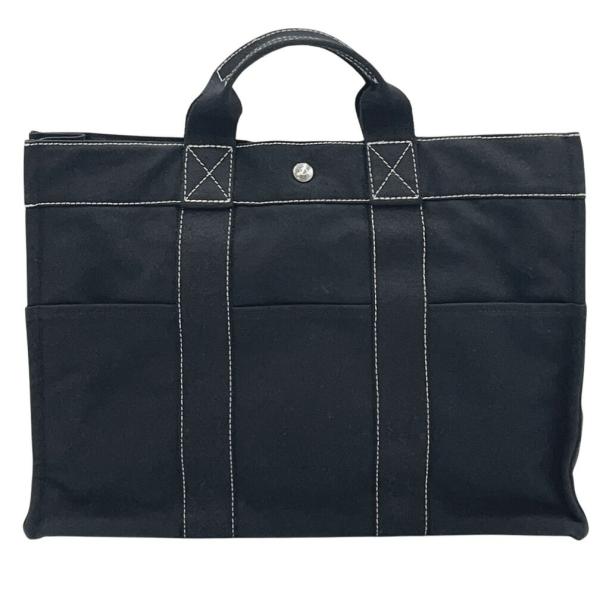 美品 エルメス トートバッグ HERMES バッグ ドーヴィル MM ハンドバッグ キャンバス A4...