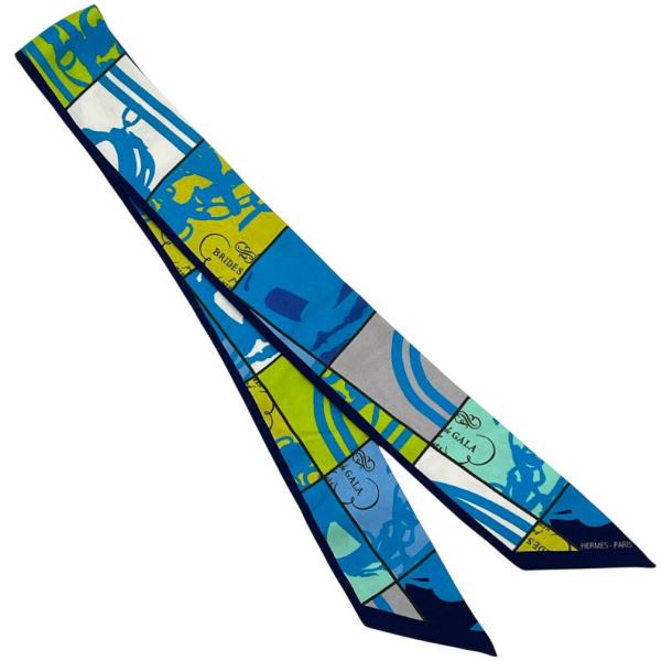 エルメス スカーフ HERMES ツイリー リボンスカーフ ナロースカーフ ロングスカーフ シルク ...