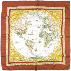 HERMES（エルメス） スカーフ カレ90 90cm シルク 100％ LA PROMENADE