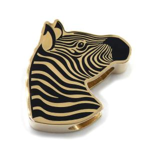 極美品　HERMES スカーフリング 木製リング 星型チャーム付き 星を巡る旅展 HERMES（エルメス） スカーフリング 星を巡る旅展 限定 ウッド/メタル