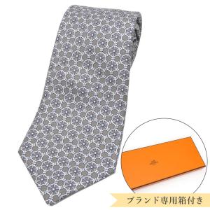 HERMES ネクタイ H織りタイ 7 cm ファソネ H H柄 ボルドー