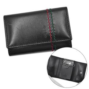 GUCCI（グッチ） 495071 6連 キーケース 蜂 ハチ モチーフ ロゴ レザー