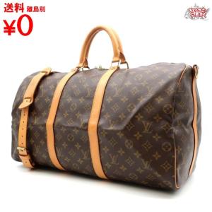 買蔵 LOUIS VUITTON ルイヴィトン キーポル50 バンドリエール M41416 モノグラム 旅行用｜kauzoubrand