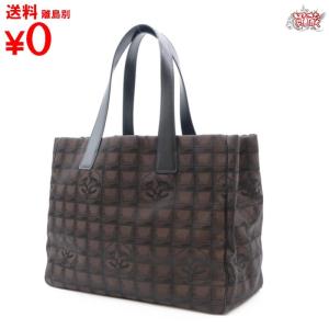 買蔵 CHANEL シャネル ニュートラベルライン トート MM A15991 ナイロン ブラック ブラウン｜kauzoubrand