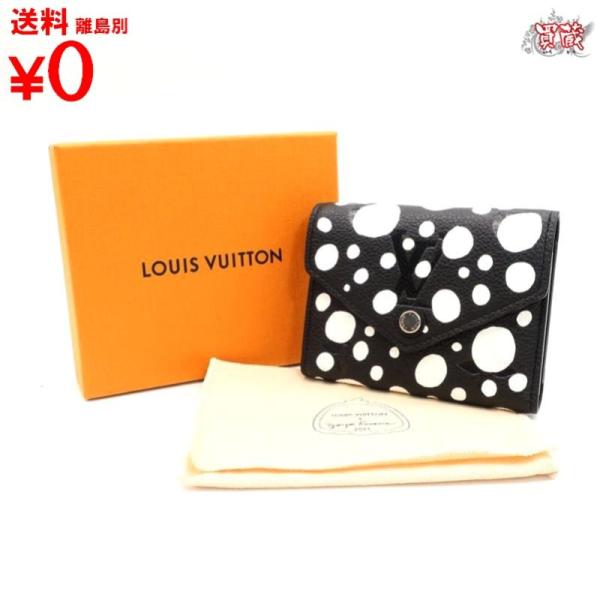 買蔵 LOUIS VUITTON ポルトフォイユ ヴィクトリーヌ M82105 草間彌生 LV×YK...