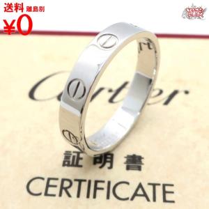 買蔵 Cartier　カルティエ ミニラブ リング　#57　約17号　 指輪 WG ホワイトゴールド アクセサリー　ギャランティ｜kauzoubrand