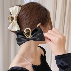 バンスクリップ ヘアクリップ レディース 女性...の詳細画像1