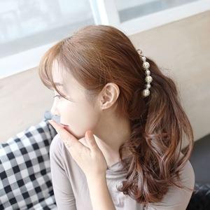 バナナクリップ ヘアクリップ 2個組 女性 ヘ...の詳細画像4