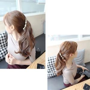 バナナクリップ ヘアクリップ 2個組 女性 ヘ...の詳細画像5