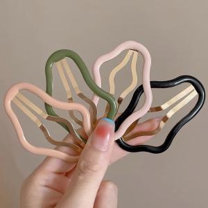ヘアピン パッチン留め レディース ヘアアクセ...の詳細画像3
