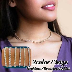 テニスネックレス テニスブレスレット アンクレッ...の商品画像