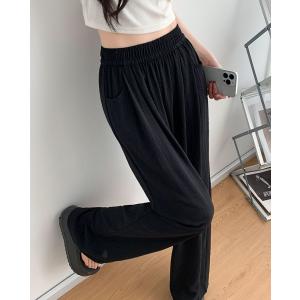 ワイドパンツ レディース ロング ストレート ...の詳細画像1