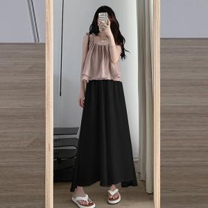 ロングパンツ ワイドパンツ フレアワイドパンツ...の詳細画像2