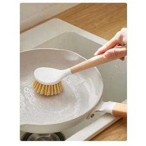 フライパン用ブラシ 柄付きブラシ キッチンブラ...の詳細画像4