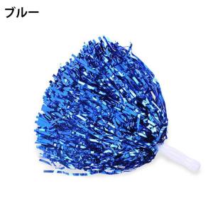 チアポンポン 単品 1個 応援グッズ 持ち手付...の詳細画像3